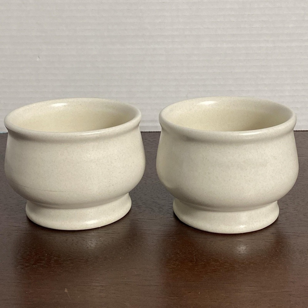 Vtg Pfaltzgraff Blue Yorktowne Set of 2 Bowls Blue Flower Stoneware Made In USA - Picture 3 of 7